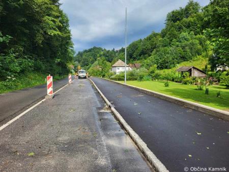 Izgradnja pločnika na območju Soteske (4)
